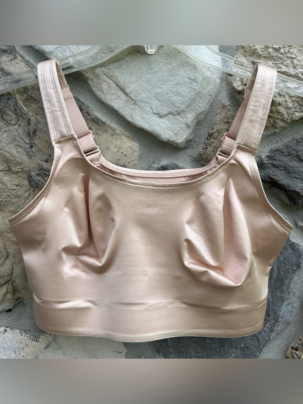 Ruby Ribbon Original Demiette Bra Size 32 Nude Beige Unpadded Wireless Support